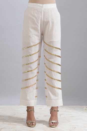 Maison Shefali Embroidered Pant 