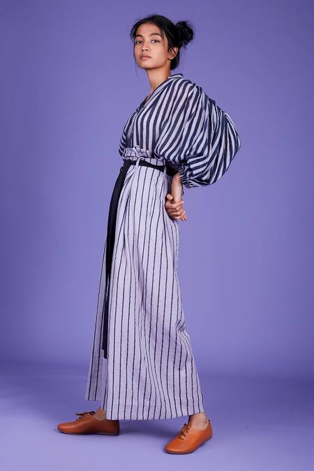 Buy_MATI_Purple Cotton Striped Shirt_Online_at_Aza_Fashions