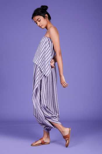 Shop_MATI_Purple Cotton Striped Popover Jumpsuit_Online_at_Aza_Fashions