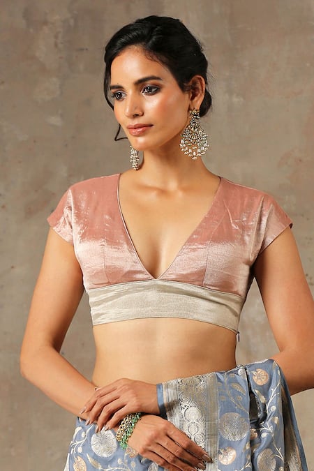 Weaver Story Tissue Waist Panel Blouse 