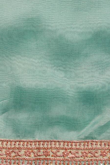 Shop Weaver Story Blue Organza Floral, Zardozi Work Handloom Saree Online at Aza Fashions Shop_Weaver Story_Blue Organza Floral, Zardozi Work Handloom Saree _Online_at_Aza_Fashions