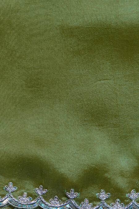 Shop Weaver Story Green Organza Floral, Zardozi Work Handloom Saree Online at Aza Fashions Shop_Weaver Story_Green Organza Floral, Zardozi Work Handloom Saree _Online_at_Aza_Fashions