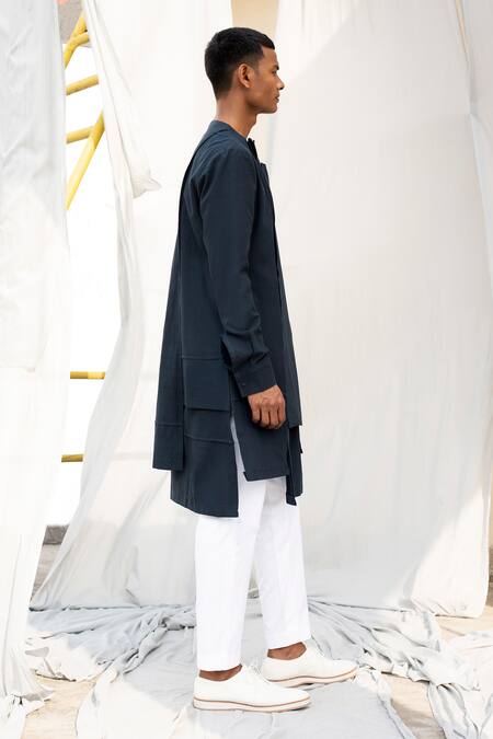 Antar Agni White Cotton Satin Trouser Online at Aza Fashions Antar Agni_White Cotton Satin Trouser _Online_at_Aza_Fashions