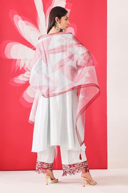 Mehak Talreja Couturre Chanderi Embroidered Kurta Set 