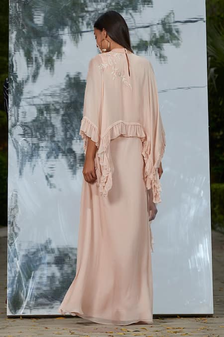 Mandira Wirk - Indian Popover Kaftan Dress 