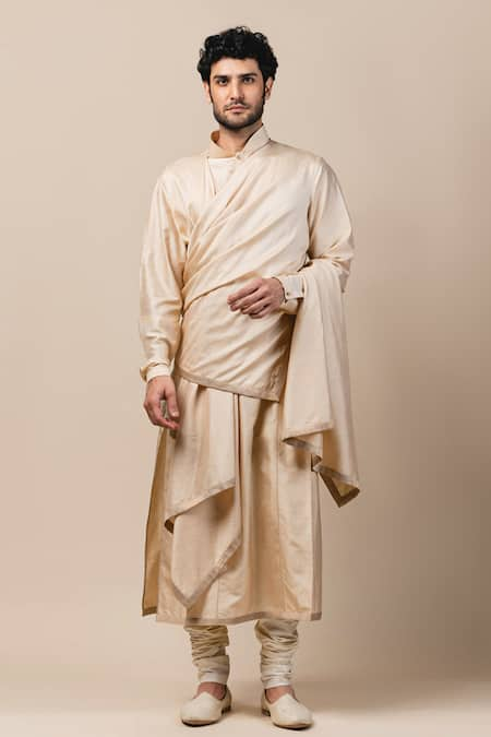 Tarun Tahiliani Draped Kurta Set 