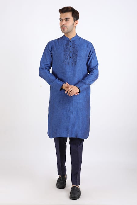 Linen Bloom Linen Kurta 