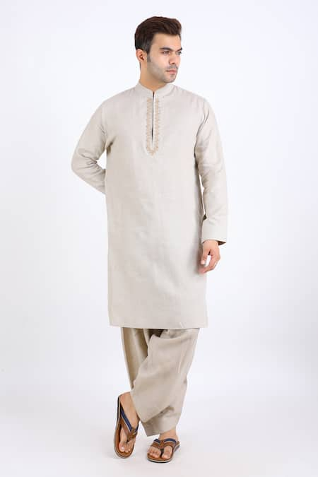 Linen Bloom Linen Kurta 