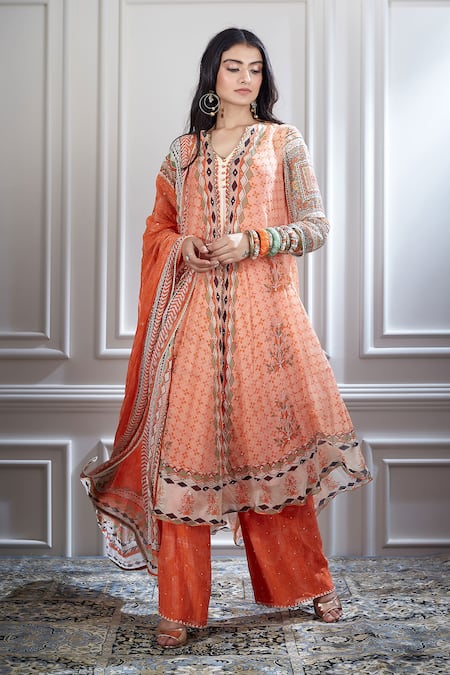 Mandira Wirk Chanderi Kurta & Palazzo Set 