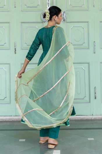 Myaara Gota Work Angarkha Set 