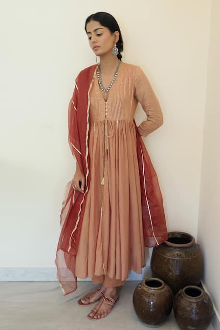 Myaara Cotton Anarkali Set 