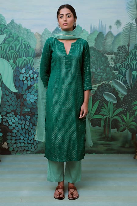 Myaara Cotton Straight Kurta Set 
