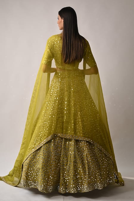 Neha Khullar Silk Lehenga Set 