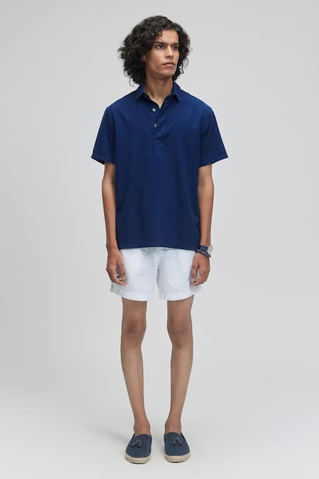 Terra Luna Aruba Linen Collared T-Shirt 