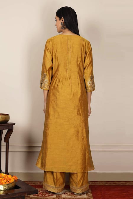 Pouli Pret Chanderi Anarkali Set 