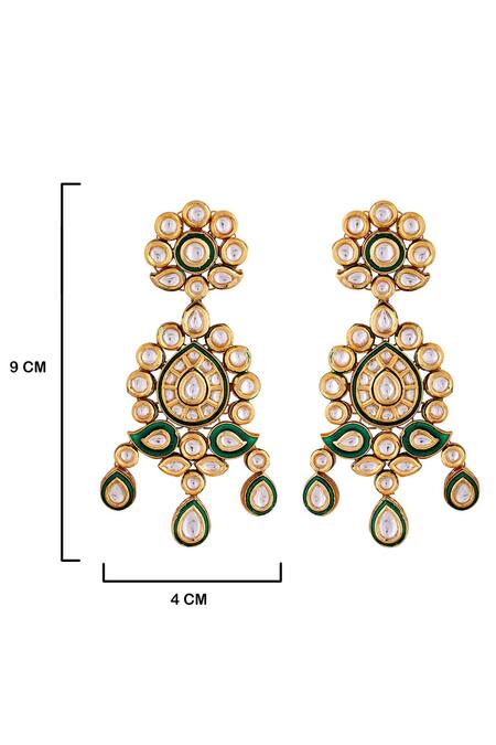 Shop_Anayah Jewellery_Kundan Choker Set_Online_at_Aza_Fashions
