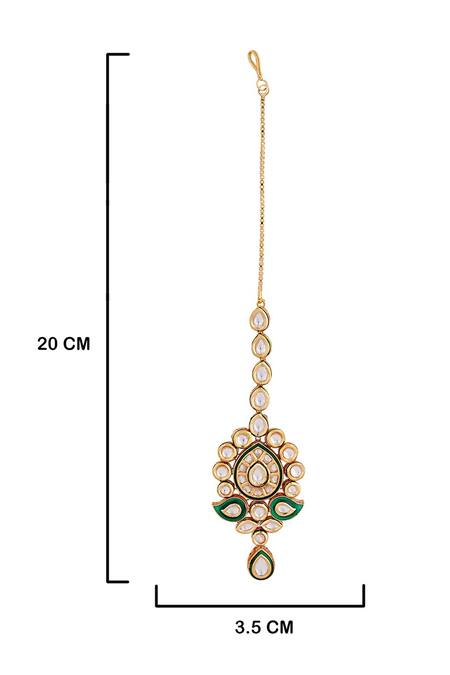 Anayah Jewellery_Kundan Choker Set_at_Aza_Fashions