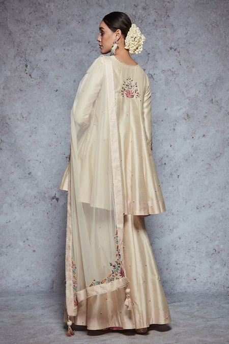Ajiesh Oberoi Embroidered Sharara Set 