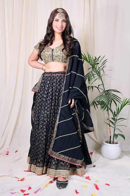 Nazar by Indu Printed Lehenga Set 