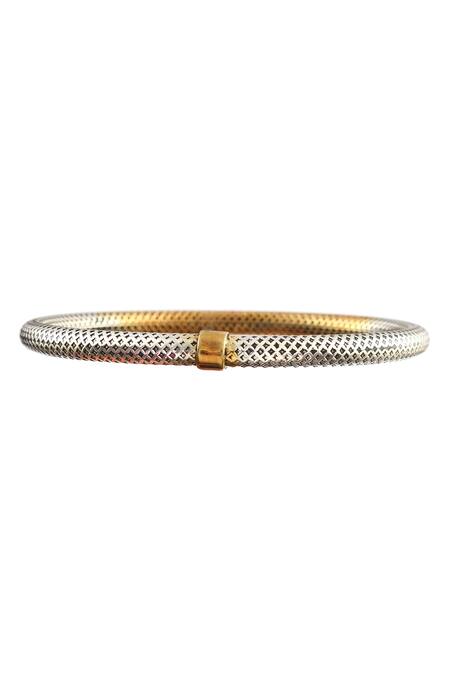Buy_Noor_Gold Plated Cut Work Bangle_Online_at_Aza_Fashions