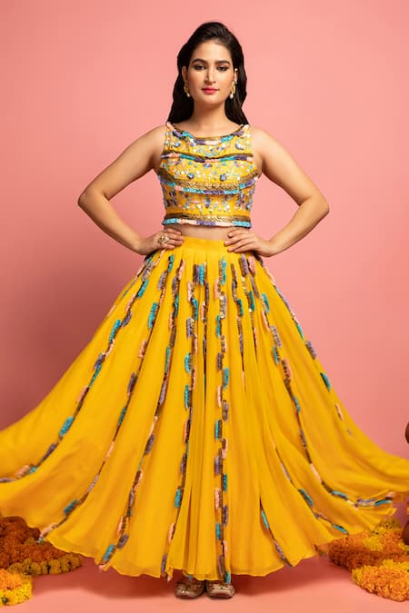Buy Radiance Star Women's Ultra Satin Embroidery Work Half Sleeve Readymade  Saree Blouse for Lehenga Choli (Cream) at Amazon.in