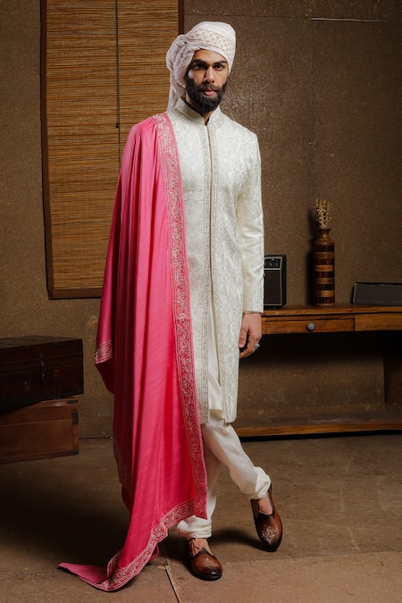 Punit Arora Thread Embroidered Sherwani Set 