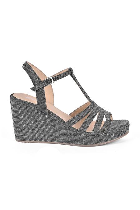 Buy_Vanilla Moon_Gray Neva Strappy Wedges_Online_at_Aza_Fashions