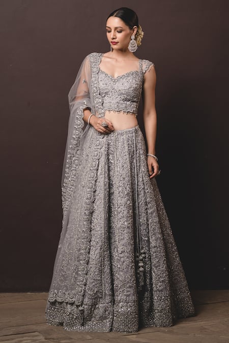 Nitika Gujral Embroidered Bridal Lehenga Set 