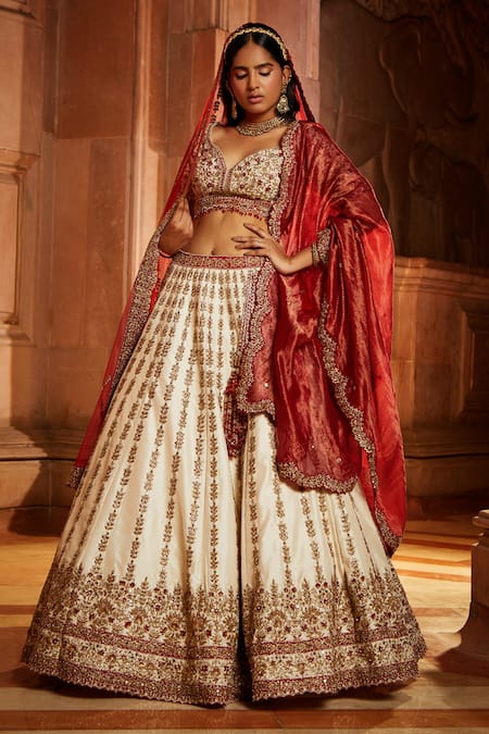Gold Bridal Lehenga - Latest Designer Collection with Prices - Buy Online