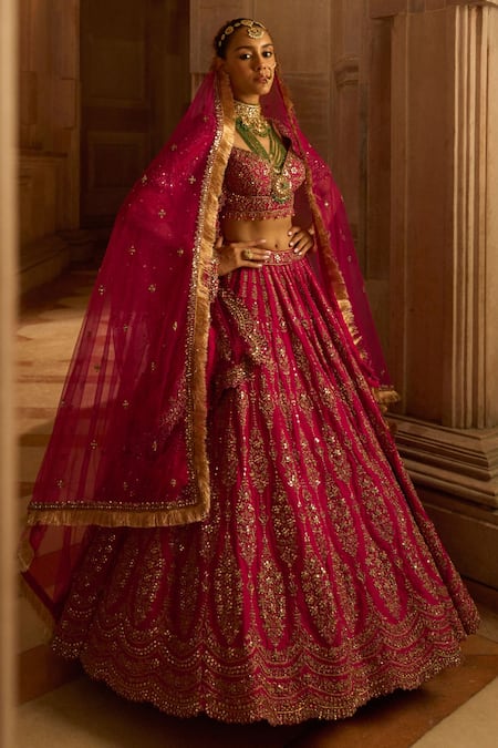 Fuchsia shop bridal lehenga