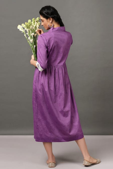 NUHH Cotton Striped Dress 