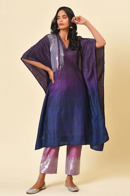 Nuhh Chanderi Kurta Set 