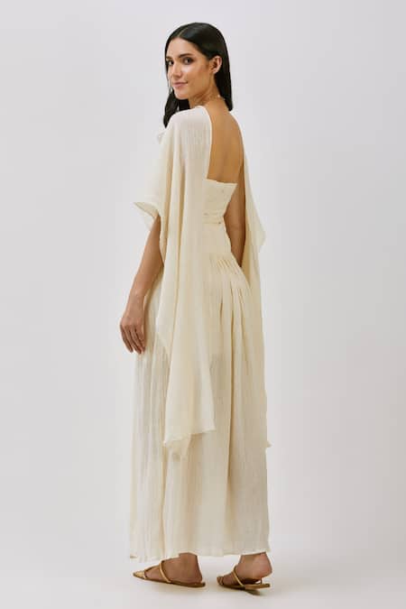 Nidzign Couture Cotton Crinkle Dress 