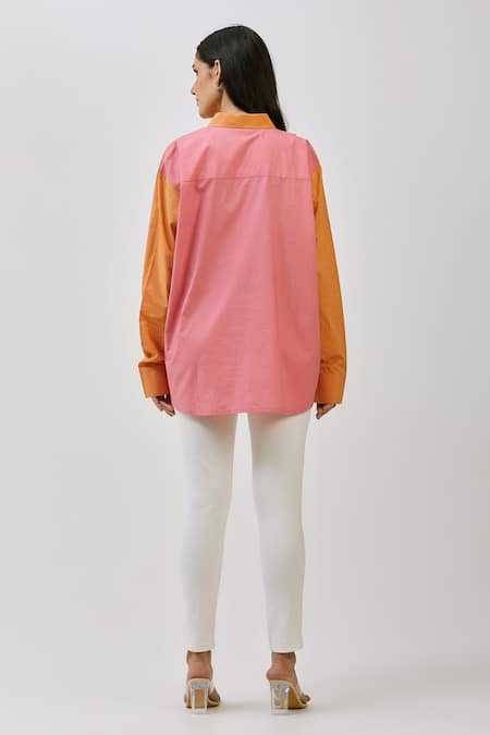 Nidzign Couture Colorblock Shirt 