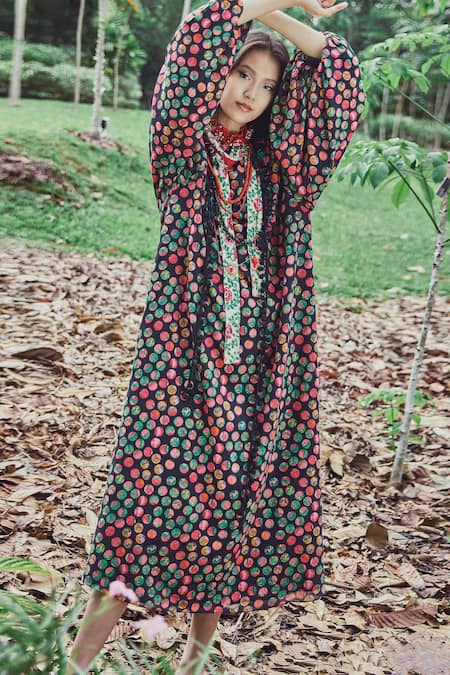 Floral Puff-Sleeved Maxi Dress | Anthropologie
