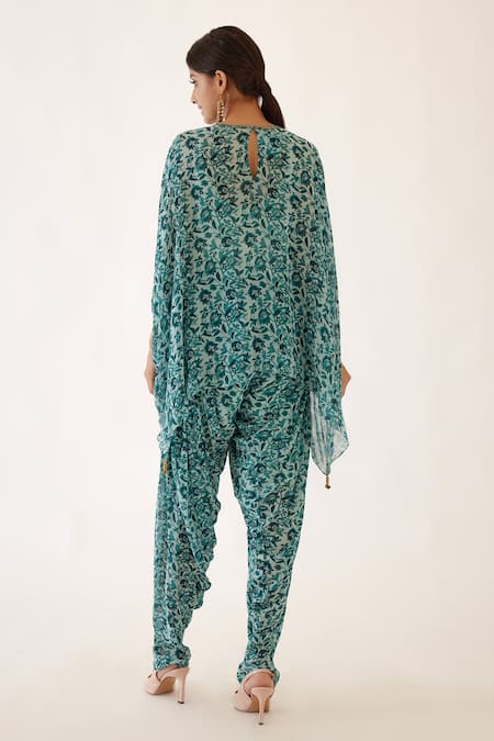 Nikasha Printed Tunic & Dhoti Pant Set 