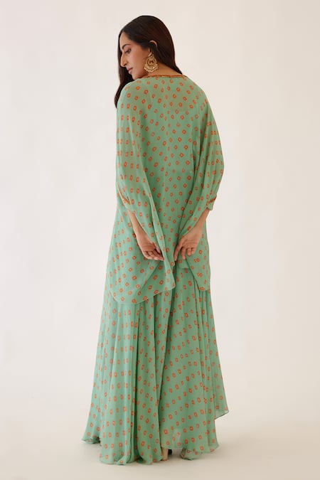 Nikasha Printed Tunic & Skirt Set 