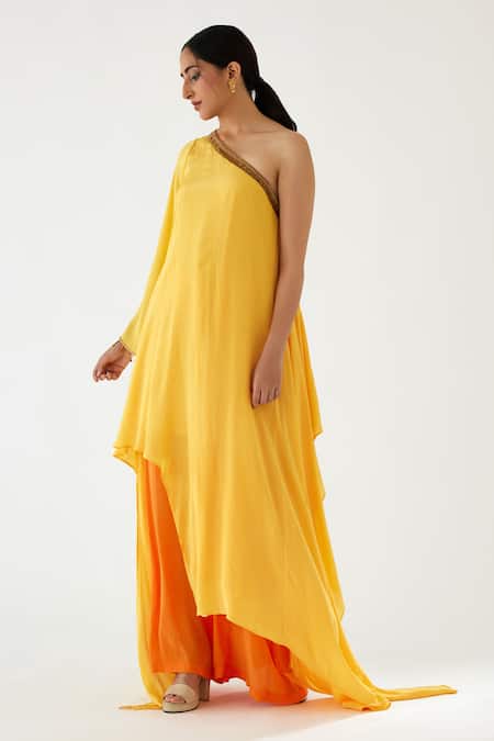 Nikasha One Shoulder Tunic & Pant Set 