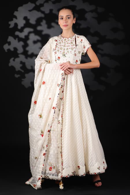 Nikasha Printed Anarkali Set 