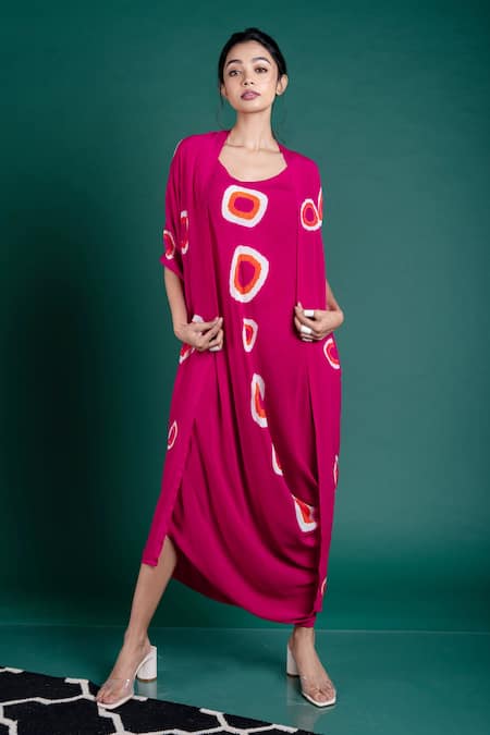 Nupur Kanoi Printed Jacket & Dress Set 