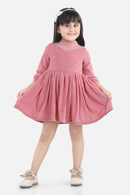 Fairies Forever Velvet Pearl Work Dress 