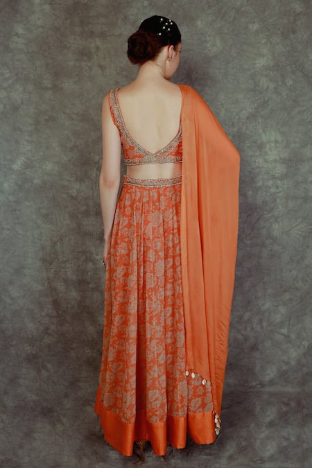 Neha Khullar Floral Print Lehenga Set 