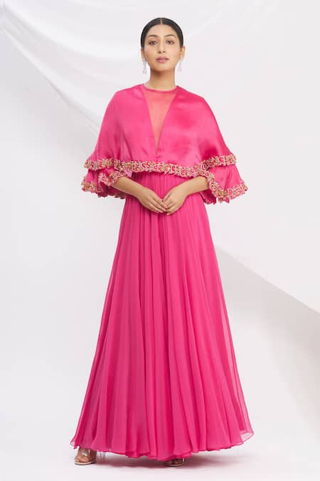 Nitika Kanodia Gupta Popover Flared Gown 