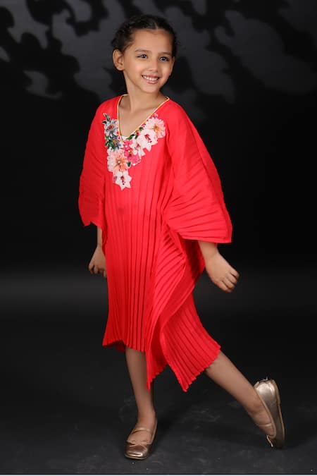 Buy_Nikasha_Pink Georgette Embroidery, Sequins Dress _Online_at_Aza_Fashions