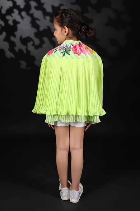 Nikasha Embroidered Cape With Dress 