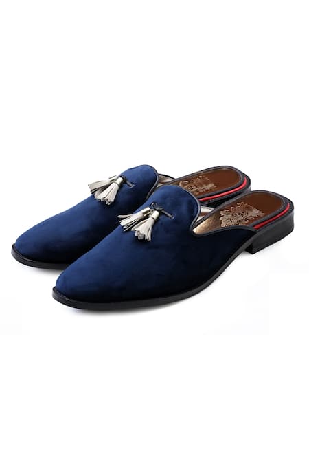 Kora By Nilesh Mitesh Suede Slip Ons 