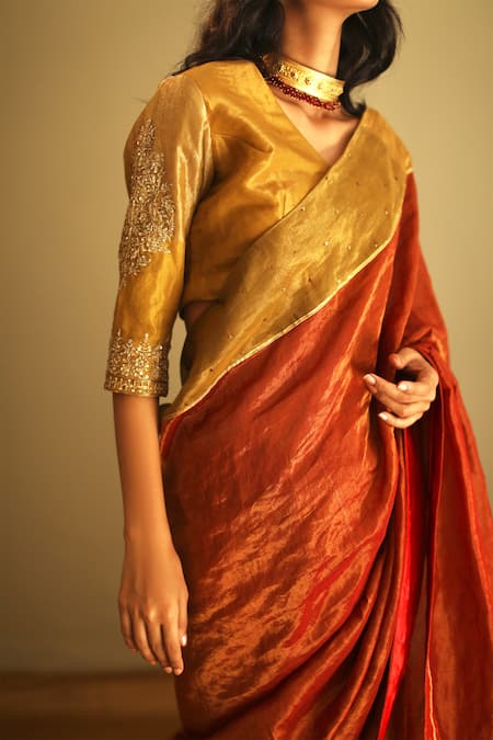 Shorshe Clothing Tissue Semi-Stitched Blouse 