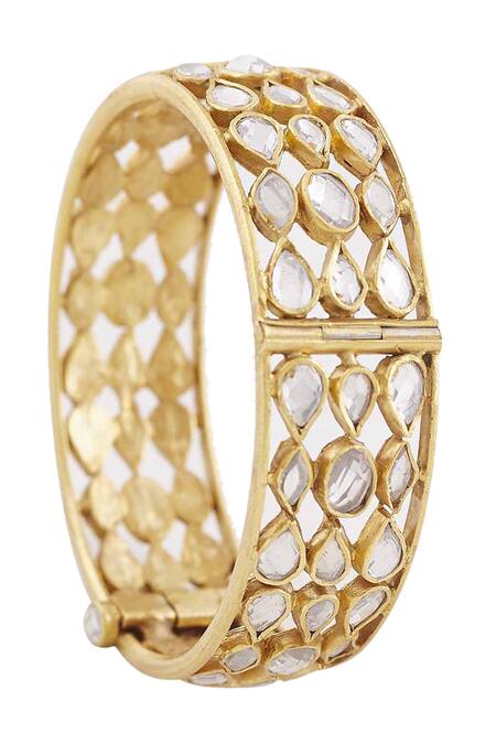 Anita Dongre Gold Plated Crystal Bitika Bangle 2