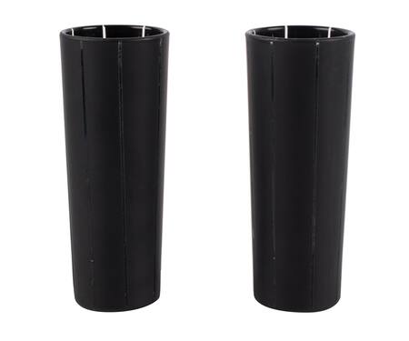 H2h_Black Glass Long Shot Set Of 2_Online_at_Aza_Fashions