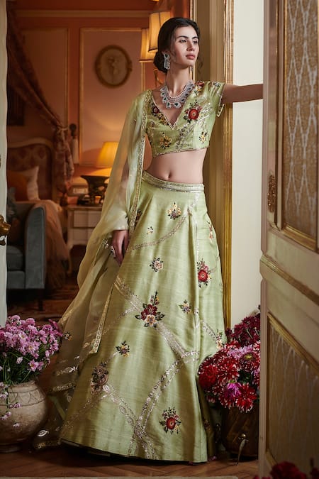 Teal Green pink silk Indian wedding lehenga choli 807 | Indian wedding  lehenga, Designer lehenga choli, Designer bridal lehenga